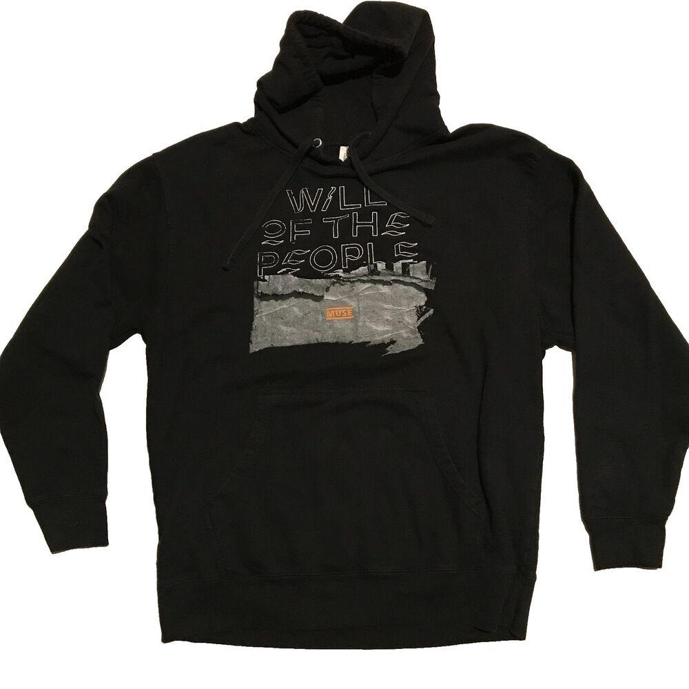 Muse Hoodie Will of the People Band Black Size Large